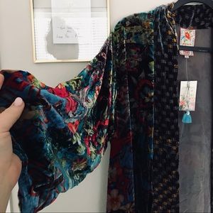 Luxurious Velvet Kimono